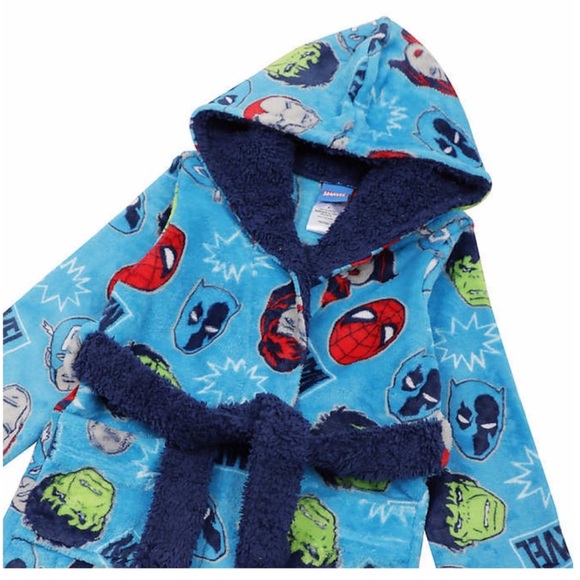 NWT Spider-Man Kids Boys 2-piece Pajamas with Robe - 3T - Picture 5 of 7